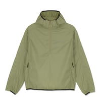 POLAR SKATE CO. PACKABLE ANORAK JACKET DIRTY GREEN