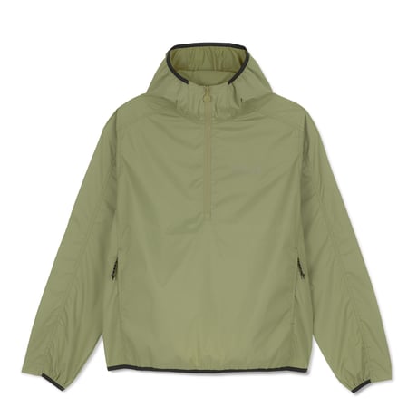 POLAR SKATE CO. PACKABLE ANORAK JACKET DIRTY GREEN