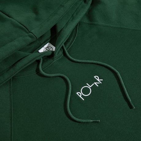 POLAR SKATE CO. DEFAULT HOODIE DARK GREEN