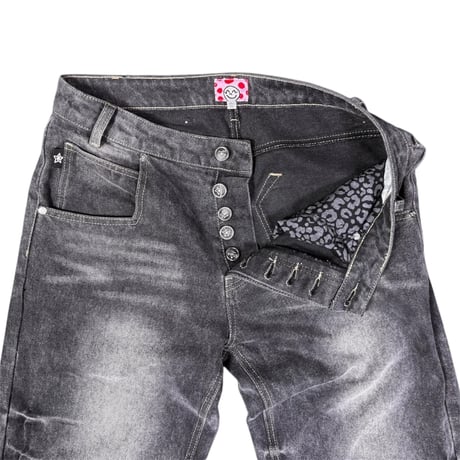 STAR TEAM 6POCKET STAR JEANS BLACK