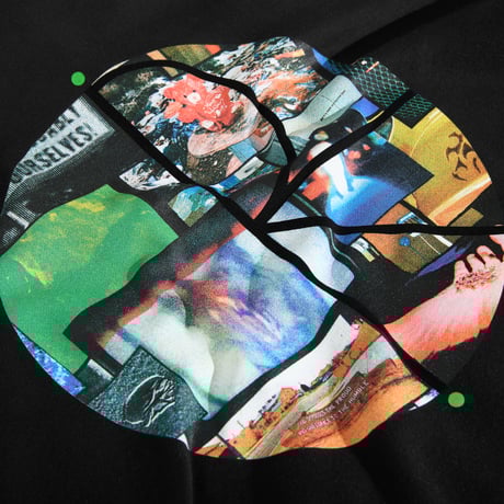 POLAR SKATE CO. OURSELES COLLAGE FILL LOGO HOODIE BLACK