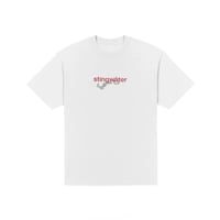 STINGWATER ARABIC SCRIPT TEE WHITE