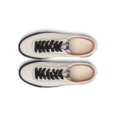 LAST RESORT AB VM001 LO SUEDE WHITE / BLACK / BLACK