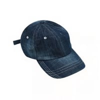 YARDSALE FADED SLUB DENIM CAP INDIGO