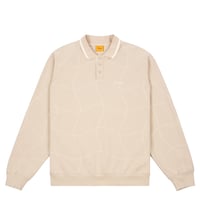DIME WAVE RUGBY SWEATER CREAM