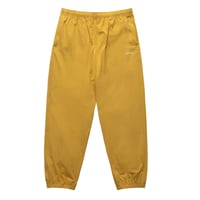 GRAND COLLECTION COTTON NYLON TRACK PANTS DEEP YELLOW