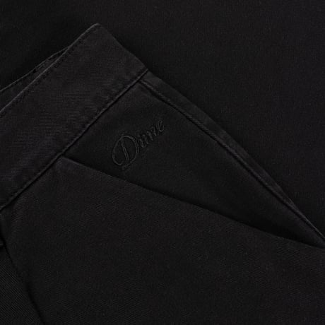 DIME BAGGY CHINO PANTS BLACK