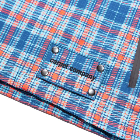 CARPET COMPANY RAIN JACKET REVERSIBLEHOOD PLAID