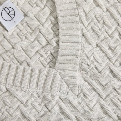 POLAR SKATE CO. ALEX VEST BEIGE GREY