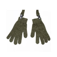 YARDSALE CHENILLE GLOVES GREEN