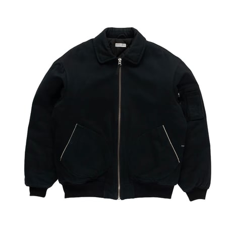 POP TRADING COMPANY FLIGHT JACKET BLACK