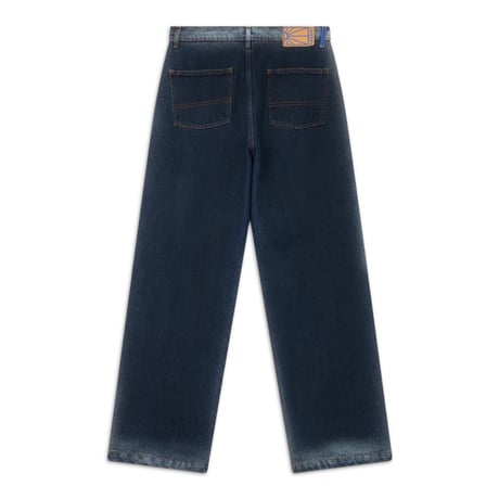 RASSVET SHADOW WASH BAGGY DENIM BLUE