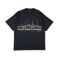LIDAIRPEAKS PLAID CACTUS TEE NAVY