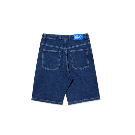 POLAR SKATE CO. BIG BOY SHORTS DARK BLUE WHITE STITCHING