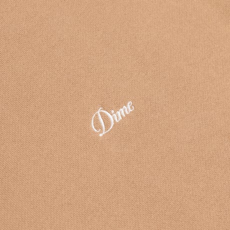 DIME CURSIVE SMALL LOGO CREWNECK HAZELNUT