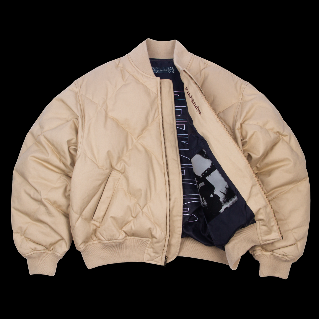 PUNKANDYO MAXFILL DOWN BOMBER BEIGE | PROV ONLI PUNKANDYO MAXFILL DOWN BOMBER BEIGE | PROV ONLI