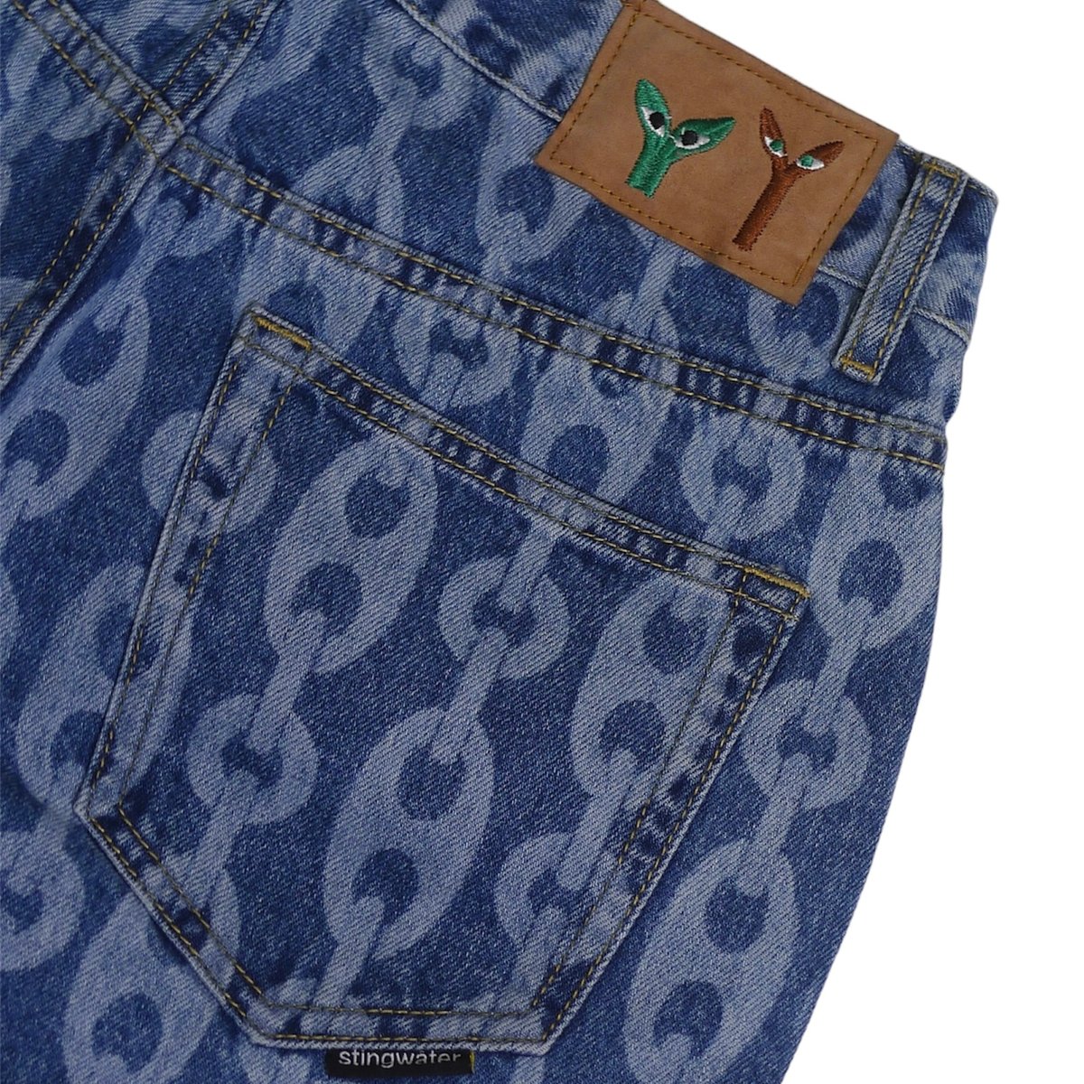STINGWATER CHAIN JEANS BLUE