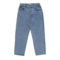 POP TRADING COMPANY DRS DENIM PANTS STONE WASHED DENIM