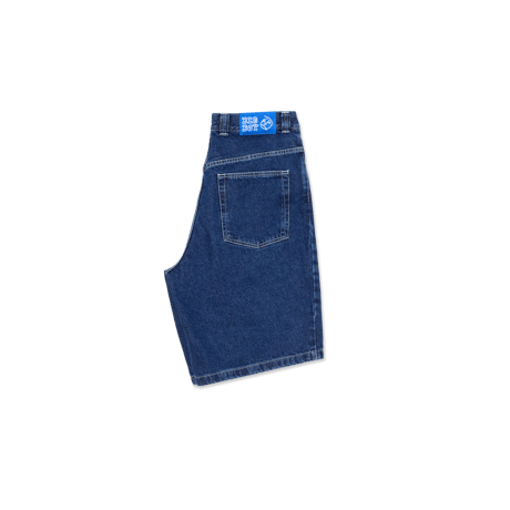 POLAR SKATE CO. BIG BOY SHORTS DARK BLUE WHITE STITCHING