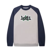 LO-FI STAR LOGO CREWNECK SPACE/CEMENT