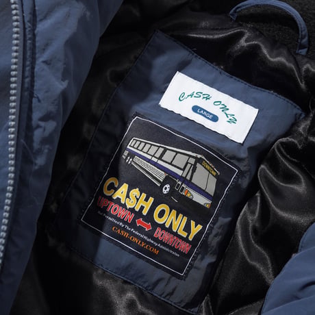 CASH ONLY TRANSPORT WORK JACKET NAVY