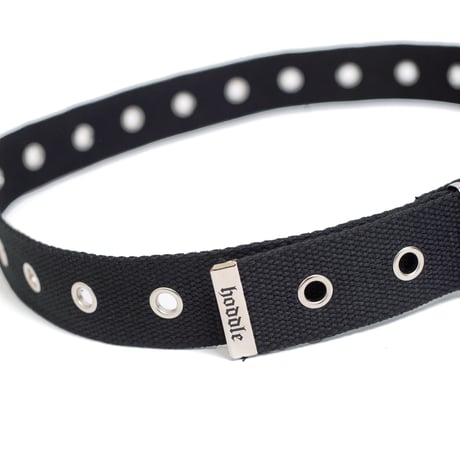 HODDLE HDL EYELET BELT BLACK