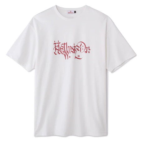 HELLRAZOR LETTER SHIRT WHITE