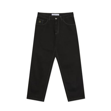 POLAR SKATE CO. 93! PANTS CONTRAST STITCHING BLACK / DARK OLIVE