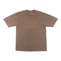 HARDBODY HARDBODY OD LOGO TEE BROWN/GOLD