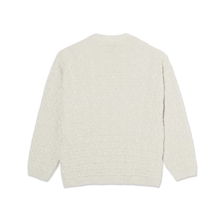 POLAR SKATE CO. ALEX SWEATER IVORY GREY MELANGE