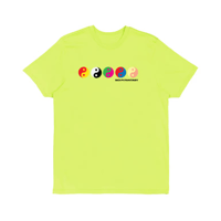 SCI-FI FANTASY YIN YANG TEE SAFETY GREEN