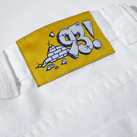 POLAR SKATE CO. '93! WORK PANTS WHITE