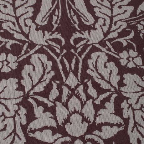 GX1000 JACQUARD KNIT FLORAL SWEATER BROWN
