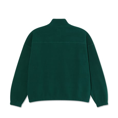 POLAR SKATE CO. IVAN HALF ZIP SWEATSHIRT DARK EMERALD