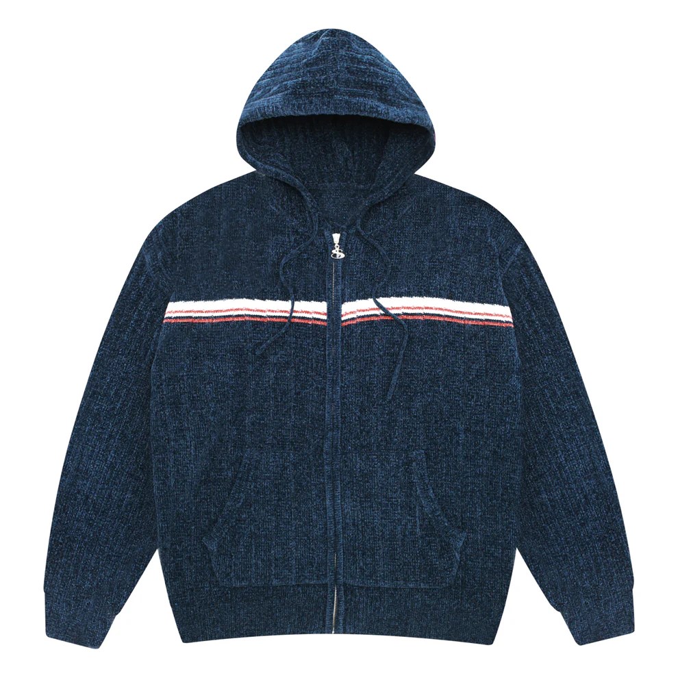YARDSALE PHANTASY CHENILLE HOOD NAVY | PROV ONL 