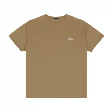 DIME CLASSIC SMALL LOGO TEE TAN