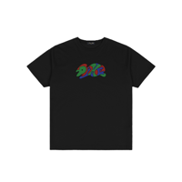 DIME MURAL TEE BLACK