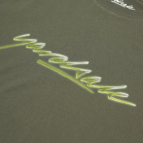 YARDSALE WASHED SCRIPT TEE SAND