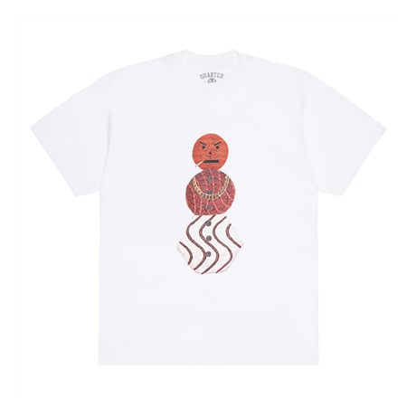 QUARTERSNACKS BIG SNACKMAN TEE WHITE