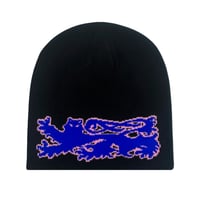 CARPET COMPANY LION BEANIE BLACK