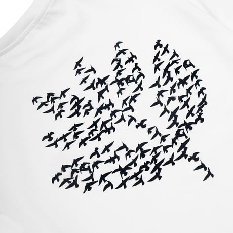 MAGENTA MIGRATION TEE WHITE
