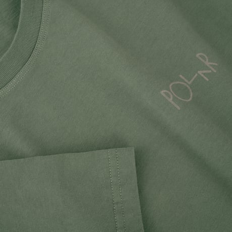POLAR SKATE CO. STEVE TEE JADE GREEN