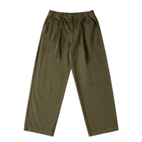 DIME BAGGY CHINO PANTS FOREST GREEN