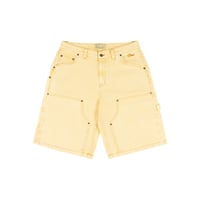 DIME CARPENTER DENIM SHORTS LEMON