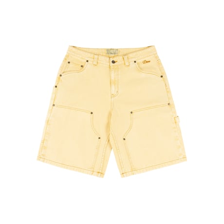 DIME CARPENTER DENIM SHORTS LEMON