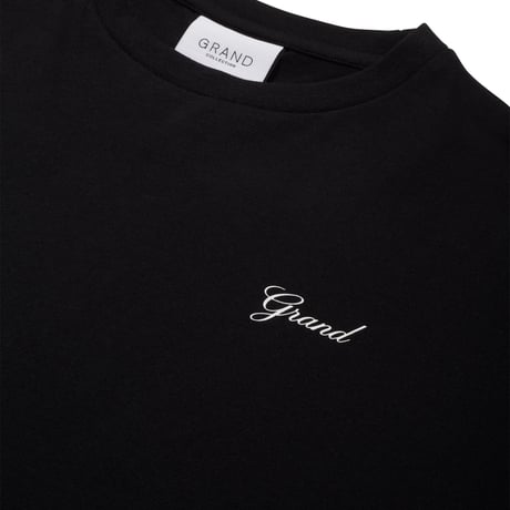 GRAND COLLECTION SCRIPT TEE BLACK