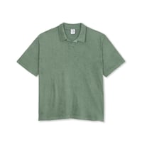 POLAR SKATE CO. SERGE POLO SHIRT JADE GREEN