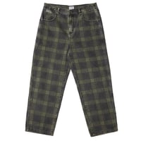 HODDLE RANGER JEAN GREEN PLAID