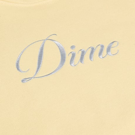DIME CURSIVE HOODIE CLOUD CREAM