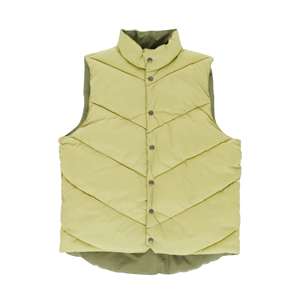 POP TRADING COMPANY QUILTED REVERSIBLE VEST FOU